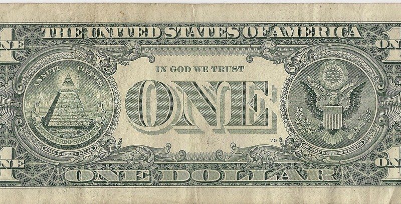один доллар